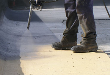 Coating systems over McKinney spray foam roof systems