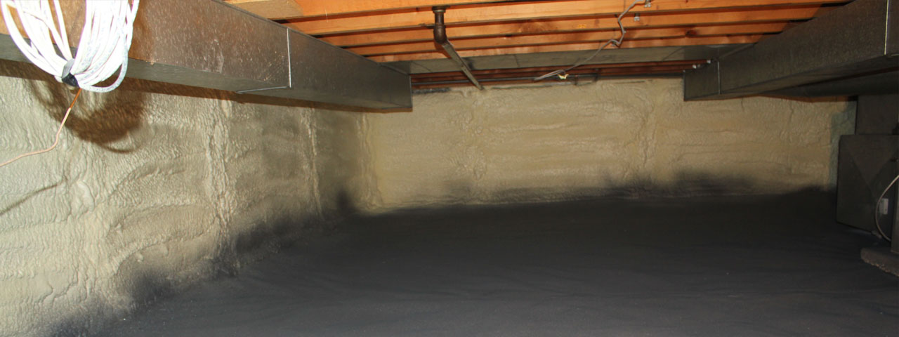 McKinney spray foam insulation for crawl spaces